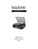 boytone BT-14TBB-SP Operating Instructions Manual предпросмотр