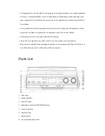 Preview for 4 page of boytone BT-27G-C Instruction Manual