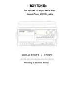 Preview for 1 page of boytone BT28SPB Operating Instructions Manual