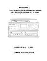 boytone BT29B Operating Instructions Manual preview