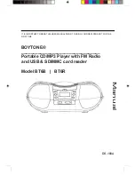 boytone BT6B User Manual предпросмотр