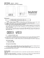 Предварительный просмотр 1 страницы boytone BT83CR Quick Start Manual
