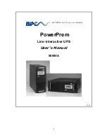 BPC 5000VA User Manual preview