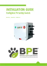 BPE BPE-FFSS-S1 Installation Manual preview