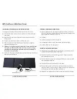 Preview for 2 page of BPS SunPower 40W Instructions