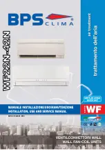 BPS WF Series Installation Use And Service Manual preview