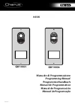 Preview for 1 page of Bpt CHORUS AESIS GW19001 Programming Manual