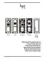 Bpt DC/01 Programming Manual preview