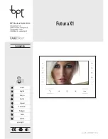 Preview for 1 page of Bpt Futura X1 Manual