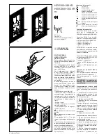 Preview for 1 page of Bpt HEV/300-302 VR Installation Instructions Manual