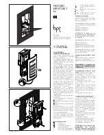 Preview for 1 page of Bpt HEV/301 Installation Instructions Manual