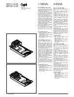 Bpt HPV/0-2 VR Installation Instructions preview