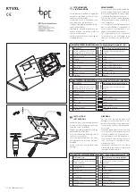 Bpt KT VXL Installation Instructions preview