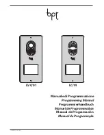 Bpt LC/01 Programming Manual preview