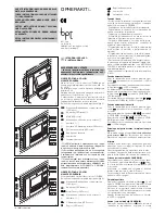 Preview for 1 page of Bpt OPHERA Instructions For Use And Installation