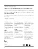 Preview for 8 page of Bpt PEC/01 User Manual