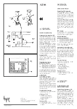 Bpt PHONIC GROUP AZ/98 Installation Instructions preview