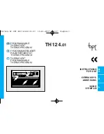 Bpt TH124.01 Instructions For Use Manual предпросмотр