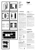 Bpt VPM Series Installation Instructions preview