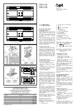 Bpt VSI/110 Installation Instructions Manual preview