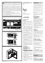 Bpt XA/300LR Installation Instructions Manual preview