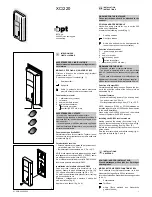 Bpt XC/220 Installation Instructions preview