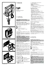 Preview for 1 page of Bpt YVM/200 Installation Instructions