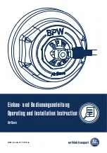 Предварительный просмотр 1 страницы BPW AirSave Operating And Installation Instructions