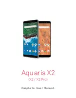 Предварительный просмотр 1 страницы bq Aquaris X2 Complete User'S Manual