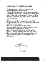 Preview for 8 page of BQS SOGO SS-25100 Instructions For Use Manual