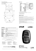 BQT Solutions BT863 Installation Manual preview