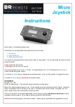 BR Remote Micro Joystick Instructions preview