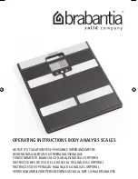 Preview for 1 page of Brabantia 481949 Operating Instructions Manual