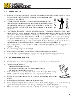 Preview for 8 page of Braber Equipment BE-WC32 Operator'S Manual