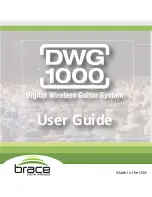 Предварительный просмотр 1 страницы brace DWG 1000 User Manual