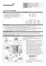 Предварительный просмотр 1 страницы BRACKENHEATH BR3010 Installation Instructions