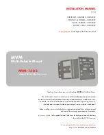 Bracketron Multi Vehicle Mount MVM-15-05 Installation Manual preview