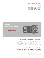 Bracketron MULTI VEHICLE MOUNT MVM-45-05 Installation Manual preview