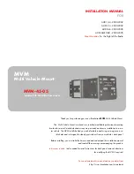 Bracketron MVM Multi Vehicle Mount MVM-45-05 Installation Manual preview