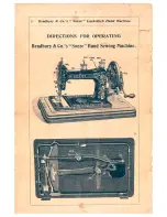 Preview for 2 page of Bradbury & Co Soeze Directions And Suggestions For Operating