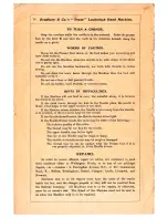 Preview for 14 page of Bradbury & Co Soeze Directions And Suggestions For Operating