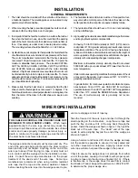 Preview for 8 page of BRADEN C2H150A Installation Maintenance And Service Manual