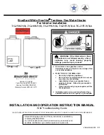 Предварительный просмотр 1 страницы Bradford White BRADFORD WHITE EVERHOT TG-150I-N(X) Installation And Operation Instruction Manual