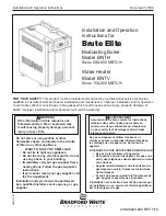 Bradford White Brute Elite BNTH Installation And Operation Instructions Manual предпросмотр