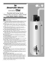 Предварительный просмотр 1 страницы Bradford White CombiCor TTW Specification Sheet