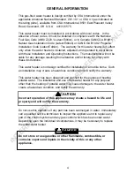 Предварительный просмотр 4 страницы Bradford White Convection Heater Installation And Operating Instruction Manual