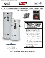 Bradford White eF Series Installation & Operating Manual предпросмотр