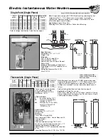 Предварительный просмотр 2 страницы Bradford White Electric Instantaneous Water Heaters Specification Sheet