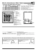 Предварительный просмотр 5 страницы Bradford White Electric Instantaneous Water Heaters Specification Sheet