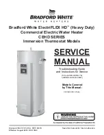 Предварительный просмотр 1 страницы Bradford White ElectriFLEX HD CEHD 120 Service Manual